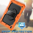 Timecity iPad 9th/ 8th/ 7th Generation Case Durable Protective Case - Orange