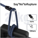 USB A to Type C Cable,Harerfong Fast Charging Feet Braided USB Cable