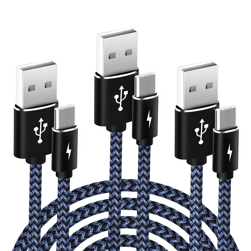 USB A to Type C Cable,Harerfong Fast Charging Feet Braided USB Cable - Gorilla Cases