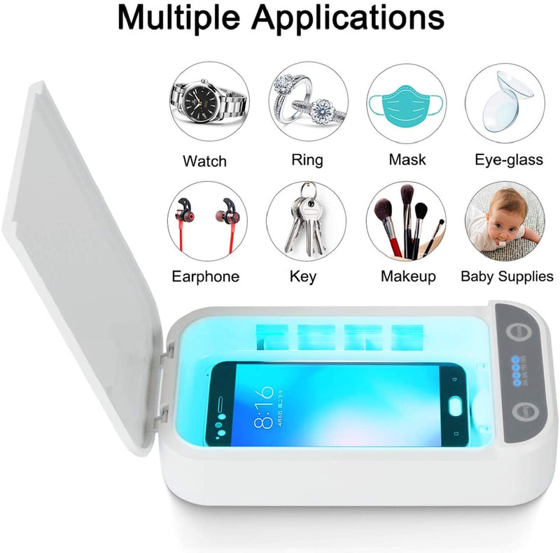 UV Phone Sterilizer Box, Portable UV Light Sterilizer with USB Charging | Cell Phone UV Sanitizer - Gorilla Cases