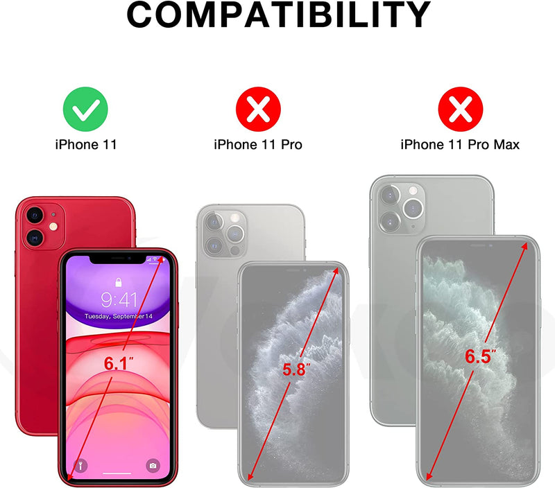 Vakoo iPhone 11 Case, Stand Series Heavy Duty Design Phone Case - Gorilla Cases