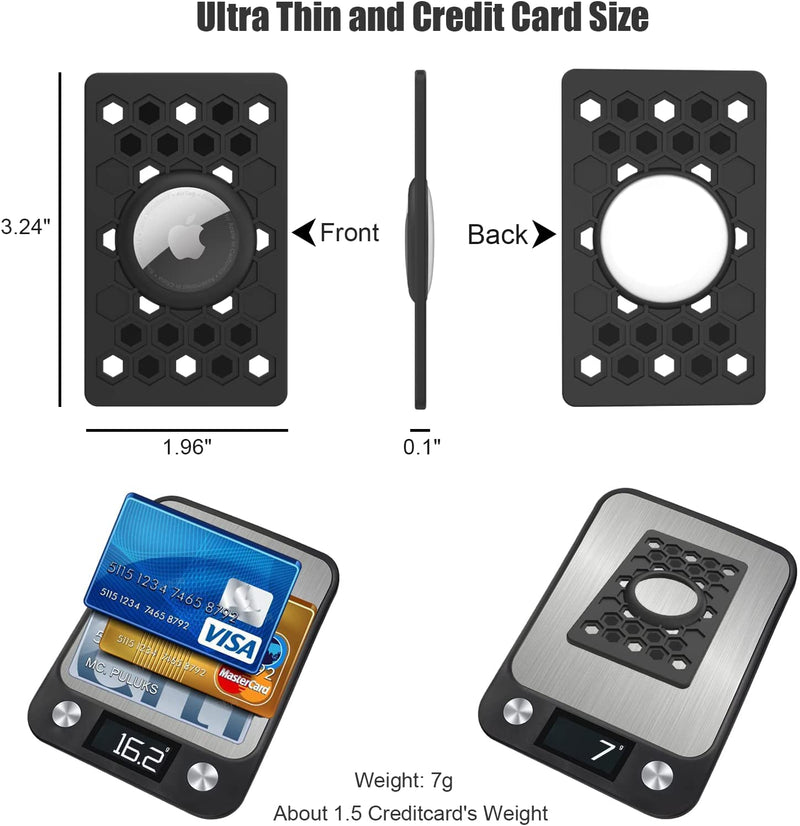 Wallet Case Light Thin Card Case Wallet, Handbag, Backpack - Black - Gorilla Cases