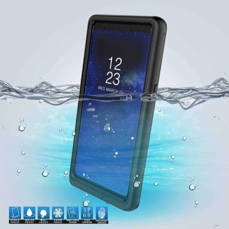 Waterproof Galaxy Note 8 Case Black Gorilla Case - Note 8 Waterproof Case - Gorilla Cases