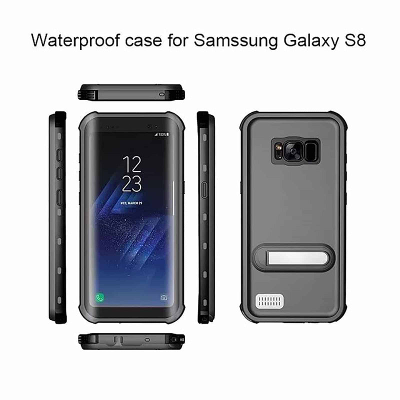 Waterproof Galaxy S8 Case Black Gorilla Case - Gorilla Cases