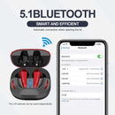 Wireless Earbuds Bluetooth Headphones Touch Control with Wireless Charging
