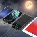 Wireless Portable Charger Fast Charging Smart LED Display USB - C Power Bank